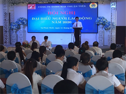 Hội nghị Đại biểu Người lao động Công ty TNHH May Thuận Tiến năm 2020